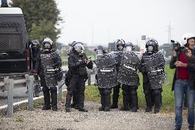Protesters Clash With Police At General Strike - Milan
