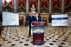 Speaker Johnson, Leader Thune Hold Press Conference on Day Three of Government Shutdown