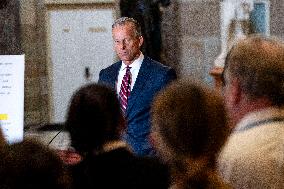 Speaker Johnson, Leader Thune Hold Press Conference on Day Three of Government Shutdown