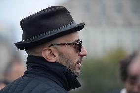 Inauguration of The Place Du Pont Neuf Christo and Jeanne Claude - Paris
