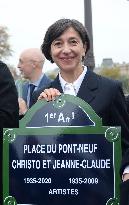 Inauguration of The Place Du Pont Neuf Christo and Jeanne Claude - Paris