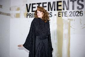 Photocall Vetements Womenswear - PFW