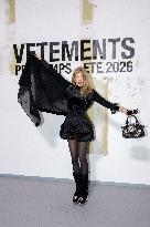 Photocall Vetements Womenswear - PFW