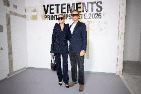 Photocall Vetements Womenswear - PFW