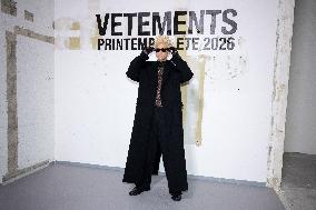 Photocall Vetements Womenswear - PFW