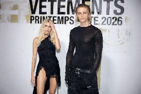 Photocall Vetements Womenswear - PFW