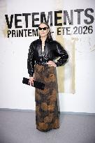 Photocall Vetements Womenswear - PFW