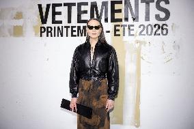 Photocall Vetements Womenswear - PFW