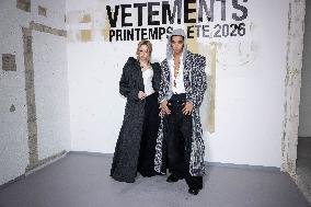 Photocall Vetements Womenswear - PFW