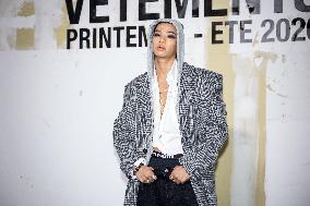 Photocall Vetements Womenswear - PFW