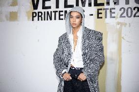 Photocall Vetements Womenswear - PFW