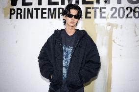 Photocall Vetements Womenswear - PFW