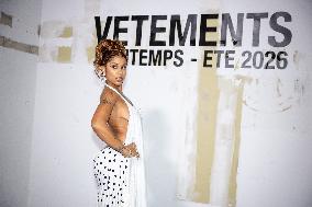 Photocall Vetements Womenswear - PFW