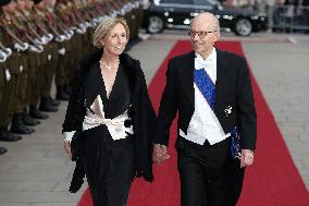 Abdication Ceremony of Luxembourg Grand Duke Henri - Dinner - Luxembourg