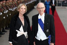 Abdication Ceremony of Luxembourg Grand Duke Henri - Dinner - Luxembourg