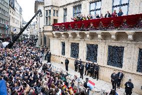 Abdication Ceremony of Luxembourg Grand Duke Henri - Balcony - Luxembourg