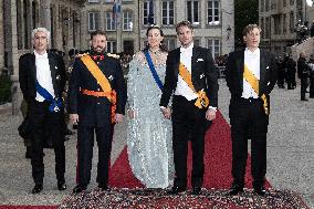 Abdication Ceremony of Luxembourg Grand Duke Henri - Dinner - Luxembourg