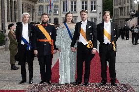 Abdication Ceremony of Luxembourg Grand Duke Henri - Dinner - Luxembourg