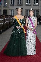 Abdication Ceremony of Luxembourg Grand Duke Henri - Dinner - Luxembourg