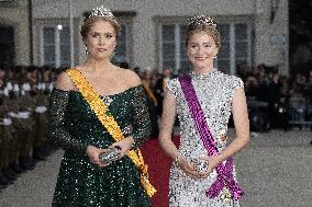 Abdication Ceremony of Luxembourg Grand Duke Henri - Dinner - Luxembourg