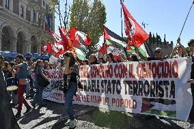Anti-Israel protest in Rome