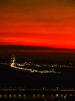 Shenzhen-Zhongshan Link Sunset View