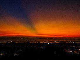 Shenzhen-Zhongshan Link Sunset View