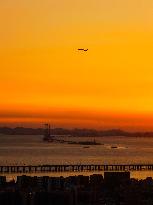 Shenzhen-Zhongshan Link Sunset View