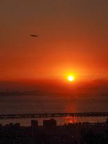 Shenzhen-Zhongshan Link Sunset View