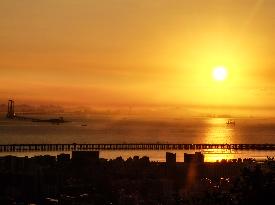 Shenzhen-Zhongshan Link Sunset View