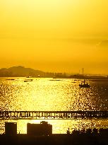 Shenzhen-Zhongshan Link Sunset View