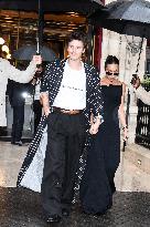 PFW - Cruz Beckham Leaves La Reserve Hotel