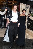 PFW - Cruz Beckham Leaves La Reserve Hotel