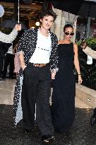 PFW - Cruz Beckham Leaves La Reserve Hotel