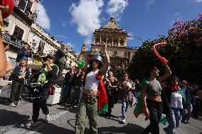 General Strike For the Global Sumud Flotilla - Palermo