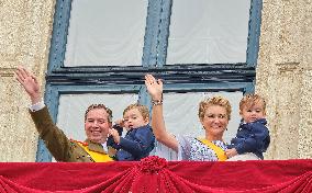 Abdication Ceremony of Luxembourg Grand Duke Henri - Balcony - Luxembourg