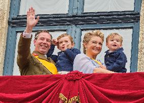 Abdication Ceremony of Luxembourg Grand Duke Henri - Balcony - Luxembourg
