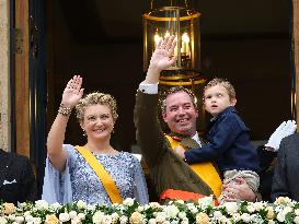 Abdication Ceremony of Luxembourg Grand Duke Henri - Balcony - Luxembourg