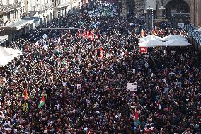 General Strike For the Global Sumud Flotilla - Bologna