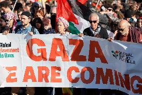 General Strike For the Global Sumud Flotilla - Roma