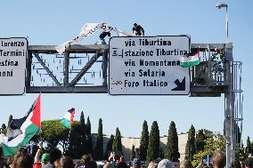 General Strike For the Global Sumud Flotilla - Roma