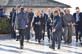 Italian PM Giorgia Meloni At San Francesco Celebration - Assisi