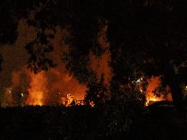 Chevron Refinery Fire In California