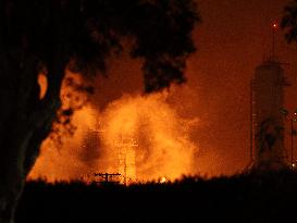 Chevron Refinery Fire In California