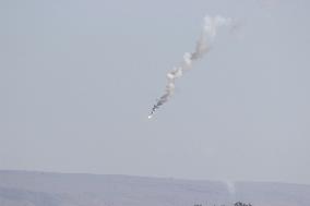 Israeli Incendiary bomb in Marjeyoun Plain - Lebanon