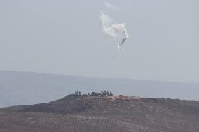 Israeli Incendiary bomb in Marjeyoun Plain - Lebanon