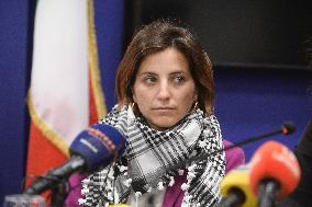 Press Conference Of Italian Parliamentarians Expelled From Israel - Rome