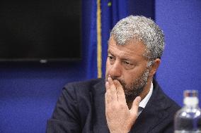 Press Conference Of Italian Parliamentarians Expelled From Israel - Rome