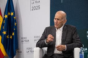 Former Israeli PM Ehud Olmert at the La Toja Forum - Spain