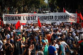Rally in Support of Palestine - Barcelona